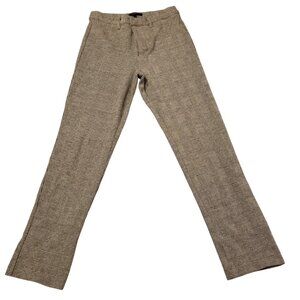 Black/White Plaid High Rise Straight Leg Dress Pants Trouser Forever 21 Small